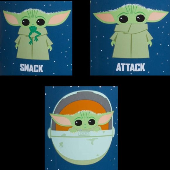 Disney Mandalorian Protect Snack Attack Baby Yoda 20 Oz. Mugs (Set of 2) - Picture 2 of 2